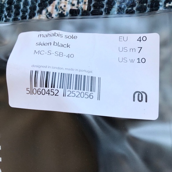 MAHABIS SOLE SKIEN BLACK REPLACEMENT SOLE CLASSIC - Picture 3 of 10